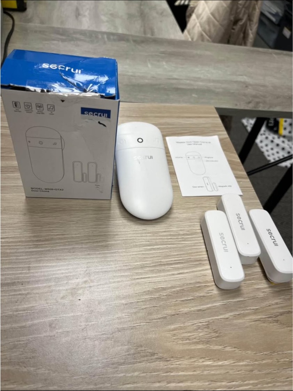 Secrui Wireless Door/Window Sensor Kit in White